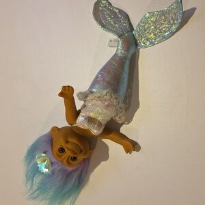 Troll Mermaid Iridescent Doll - Russ - Rare Find!!!